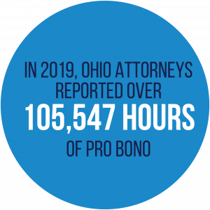 Pro bono graphic HOURS 2019